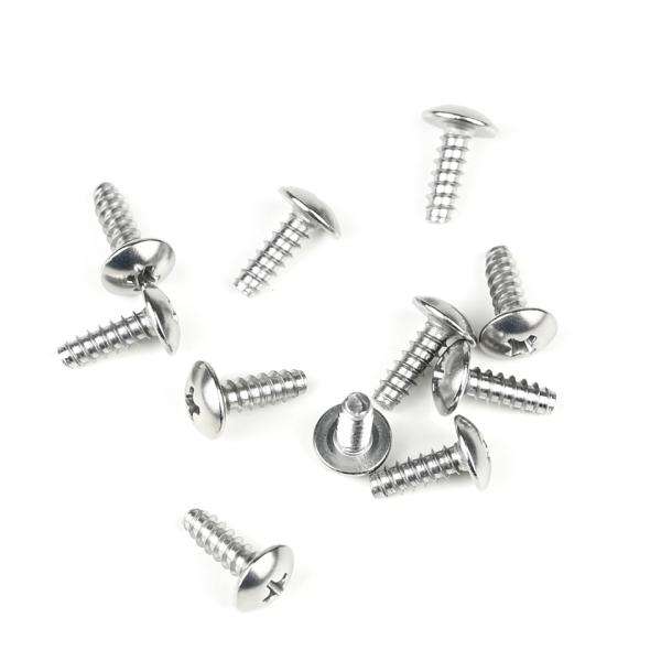 Metal Sheet Self Tapping Screw 12mm with Phillips Drive and Round Head
