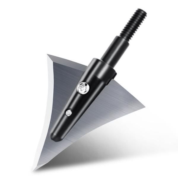 Buy 125 Grain Right Bevel Broadhead Hunting Arrow Broadheads Archery Tip at wholesale prices