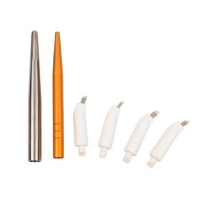 Sliver Manual Disposable Microblading Pen For Permanent Makeup