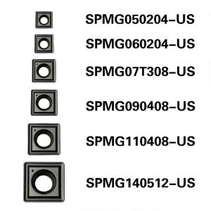 SPMG050204 SPMG060204 SPMG090408 Solid Carbide Drilling Tools Square Indexable U