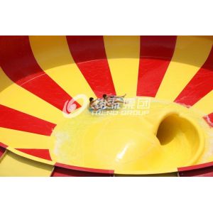 Customized Fun Aqua Park Fiberglass Water Slides Giant Space Water Slides for
