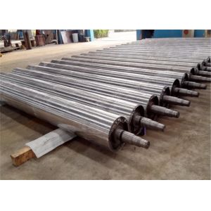 Rubber cover stainless steel guide roll