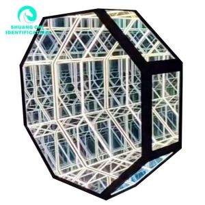 Customized Checkered Transform Space 3D Neon Abyssal Mirrors with Customizable