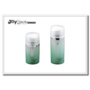 Quality Cylindrical Empty Foundation Bottle With Pump / Shoulder Holster for sale