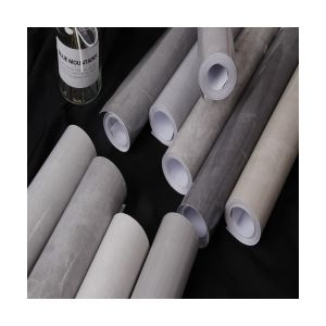 122cm Width Kitchen and Bathroom Wall Covering Marble Wallpaper with Geometric