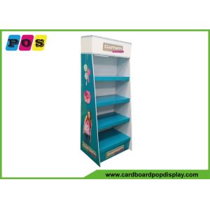 POP POS Corrugated Paperboard Shipper Floor Display Stand For Craft Kits