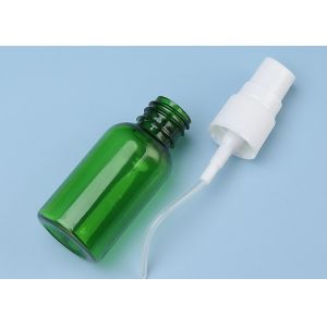 Green 20ml Refillable Atomizer PET Plastic Spray Bottle Screen Printing