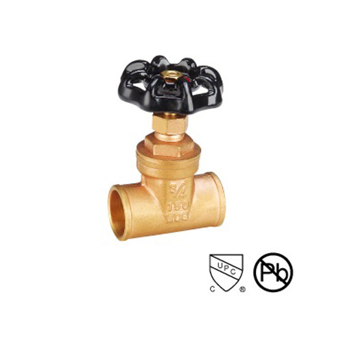 Buy SS Brass Gate Valve Casting Body Threaded Water Gate Valve Connect Manual Power Black Handwheel at wholesale prices