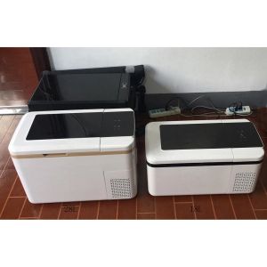 ABS Tempered Glass Portable Mini Fridge For Car