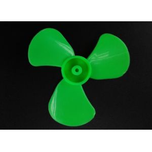 Green 3 Vanes Plastic Propeller Injection Molding 60mm Environmental Standard