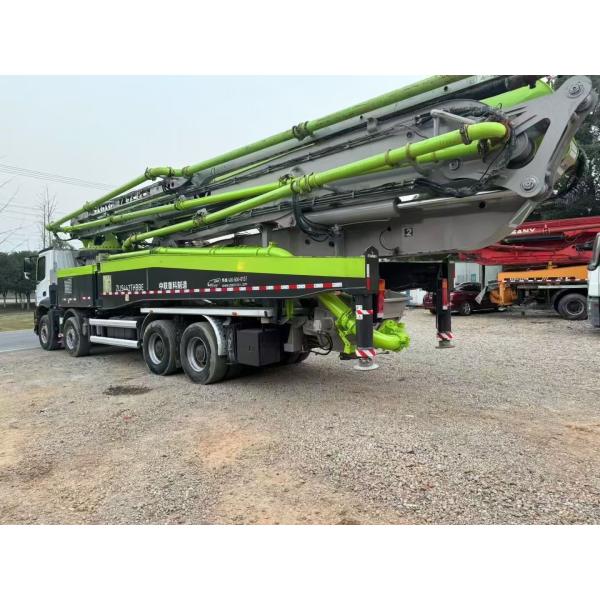 Buy Highway Construction Used Trailer Line Pump Concrete Truck Mounted at wholesale prices