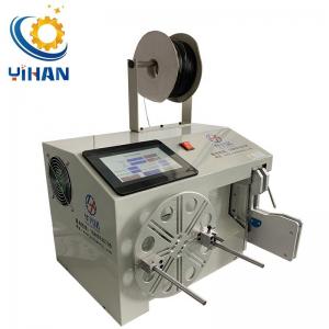Quality Semi-auto Mini Flat Cable Wire Coiling Winding Machine for Strapping Diameter 18-45mm for sale