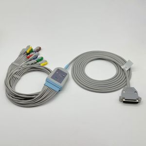 Micromed one-pieces 25pin EKG Cable 11-Lead Clip IEC