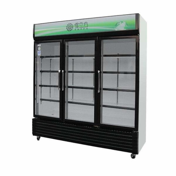 Buy Three Door Vertical Glass Door Display Freezer 1138L at wholesale prices