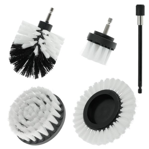 Rotary Electric Power Drill Scrub Brush Kit for Floor Carpet Grout Cleaning