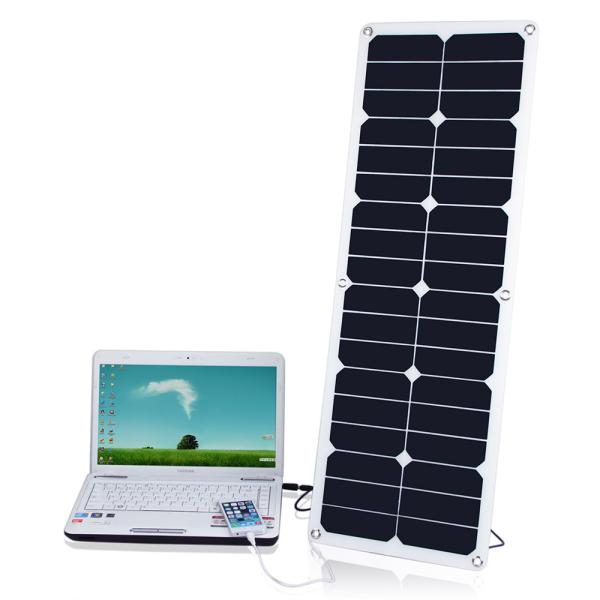 Buy PET Laminated 40W Flexible Solar Panels For Laptop Charging at wholesale prices