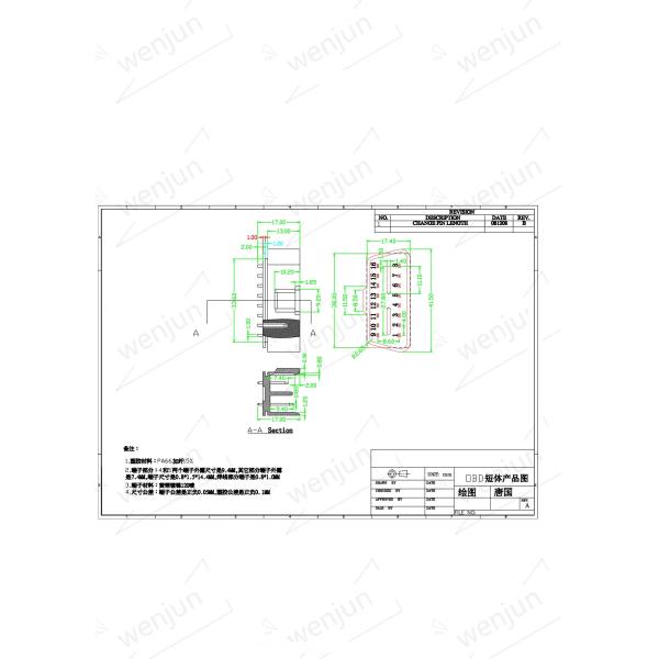 Automobile 24V OBD Car Connector Durable 16 Pin PA66 Brass Material