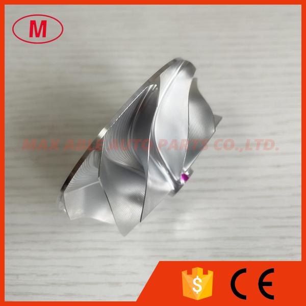 TD04 reverse 54.28/67.40mm 9+0 Blades point milling turbo aluminum 2618/Milling/billet compressor wheel