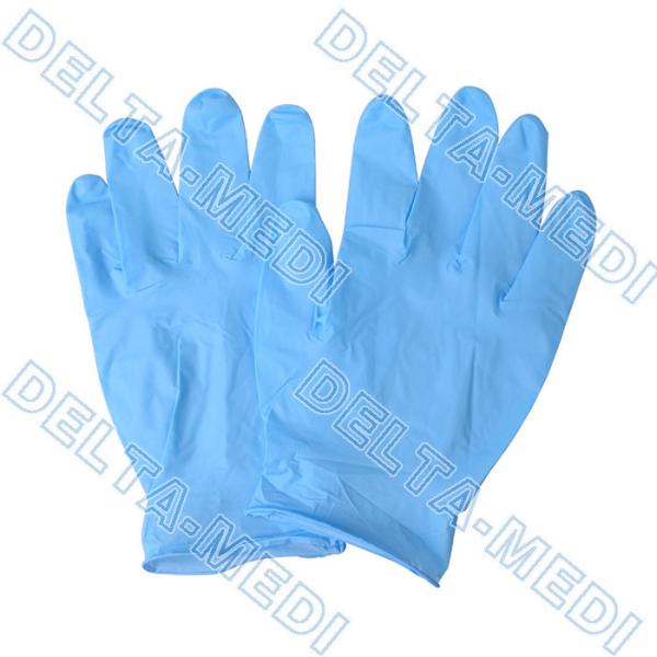 Buy Blue Ambidextrous Disposable Surgical Gloves For Healthcare Dental at wholesale prices