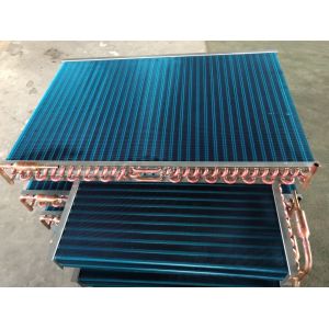 AC Cooling Copper Condenser Coil Galvanized Plate Custom