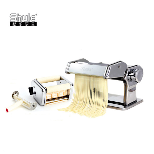 Pasta Maker Deluxe Set By Cucina Pro Includes Spaghetti Fettucini Angel Hair