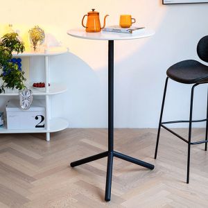 Restaurant Kitchen Bistro Bar Tables 110cm High Round Modern