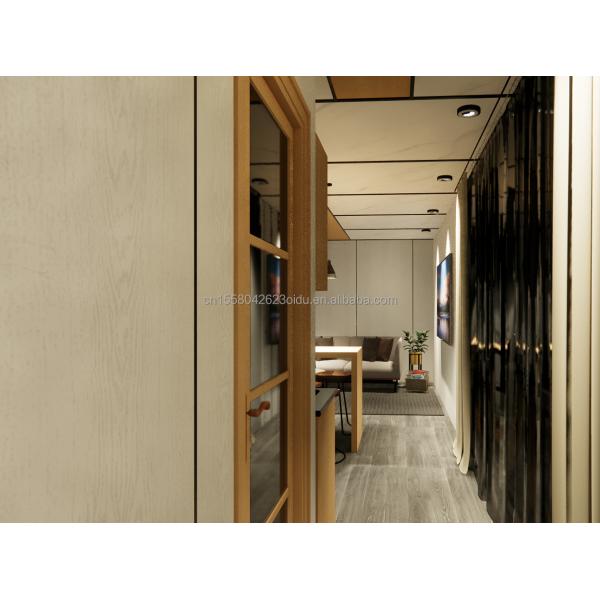 Hotel 20ft Removable Mini Sandwich Panel Steel Prefabricated Flat Pack Prefabricated Small Modular Garden House Kit