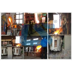 Copper 200KW 0.25T Scrap Iron Induction Melting Furnace