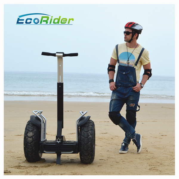 Brush Or Brushless Motor Electric Chariot Scooter Black Two Wheel Segway