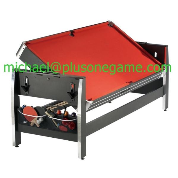 Manufacturer 84" Swivel Table 3 In 1 Combination Game Table Air Hockey Pool