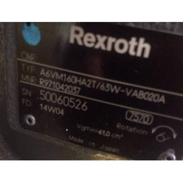 Buy Variable displacement Rexroth A6VM160HA2T/63W-VAB020A hydraulic motor at wholesale prices
