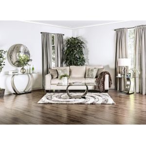 Clear Glass Top 24KGS 0.4CBM Modern Console Table