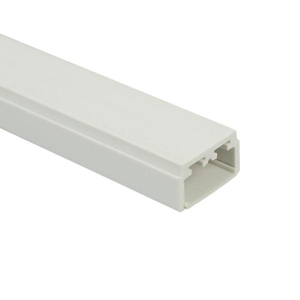 2024 White PVC Square Tube Plastic Channel Protective Sleeve