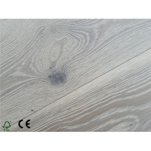 Oak Engineered Flooring, Brushed,chemical treated