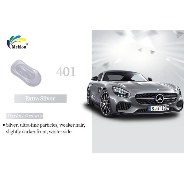 Buy UV Proof 1K Metallic Silver Car Paint Alkali Resistant Glossy at wholesale prices