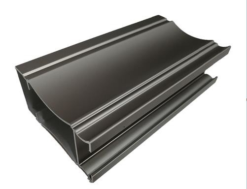 Buy Matt Champagne Anodized Aluminum Window Profiles 6063 Extruded Profiles at wholesale prices