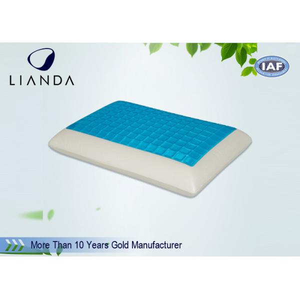 Traveling Folding Cooling Gel Pillow With Mesh And Inner Cover