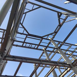 Custom Prefabricated Modern Prefab Metal Buildings Large Span Steel Structure