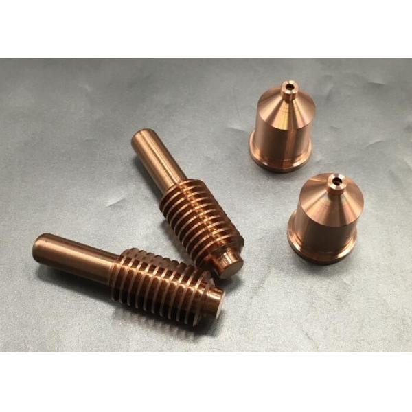 Buy Torch Consumables Plasma Cutting Nozzle , Electrode Hypertherm Retaining Cap at wholesale prices
