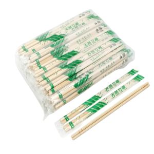China Eco-Friendly Round Bamboo Chopsticks for Restaurants and Home Use on sale