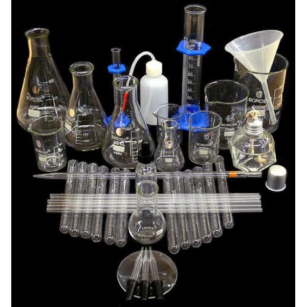 Buy Acidic Materials Lab Glass Bottles , Science Lab Glasses Low Thermal Conductivity at wholesale prices