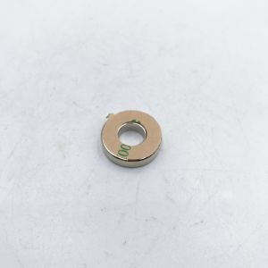 N48 Sintered Neodymium Ring Magnet With Adhesive Silver Coating
