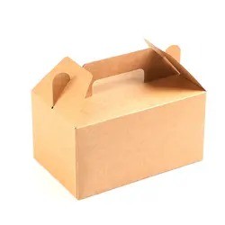 Kraft Takeout Lunch Fried Chicken Boxes Packaging Recyclable In Bulk