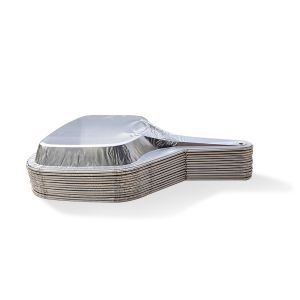 Biodegradable Aluminum Foil Tray For Baking Cooking Kitchen Reheating Custom