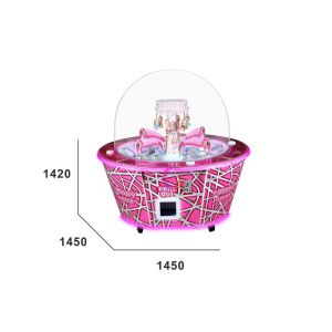 250W Coin Operated Claw Machine Automatic Candy Lollipop Vending Machine