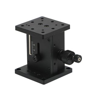 70mmx70mm Aluminum Alloy Manual Lab Jack Precise Positioning