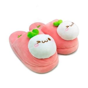 Warm Winter Home Rabbit Plush Slippers OEM ODM Support