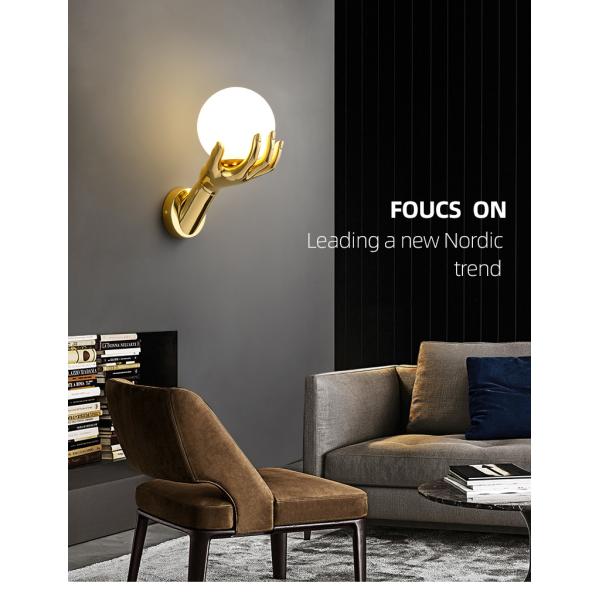 Modern Bedroom corridor Wall Lamp Luxury Living room Art Designer Creative ackground Wall Lamp(WH-OR-255)
