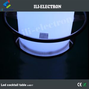 plastic party frosting finishing top glass led ice bucket table