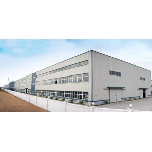 Pre Fab Warehouse Steel Structure Q235, Q345 Prefabricated Metal Warehouse